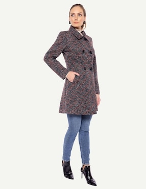 Abrigo Karla D' Liz regular para mujer