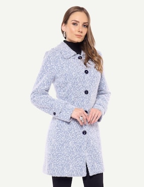 Abrigo Karla D' Liz regular para mujer