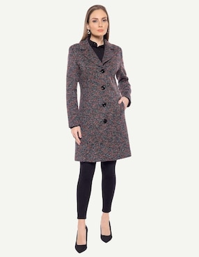 Abrigo Karla D' Liz regular para mujer
