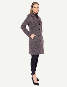Abrigo Karla D' Liz regular para mujer