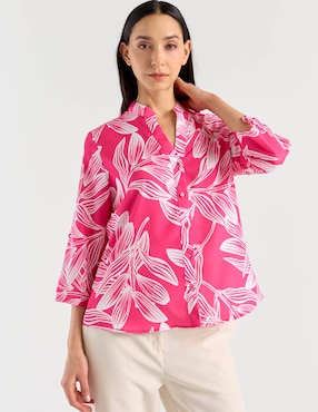 Blusa camisera Lpc manga 3/4 para mujer