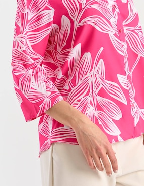 Blusa camisera Lpc manga 3/4 para mujer