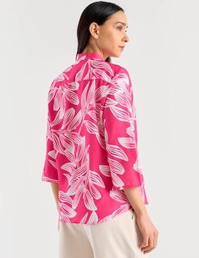 Blusa camisera Lpc manga 3/4 para mujer