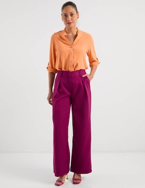 Blusa camisera Lpc manga 3/4 para mujer