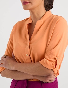 Blusa camisera Lpc manga 3/4 para mujer