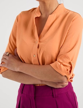 Blusa camisera Lpc manga 3/4 para mujer