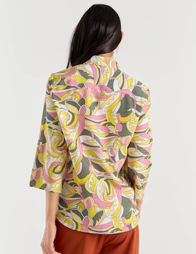 Blusa camisera LPC manga 3/4 para mujer