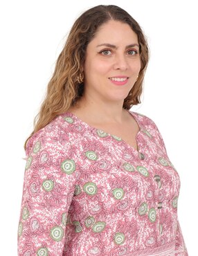 Blusa Duplan Petite manga 3/4 para mujer