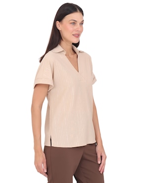 Blusa Duplan manga corta para mujer