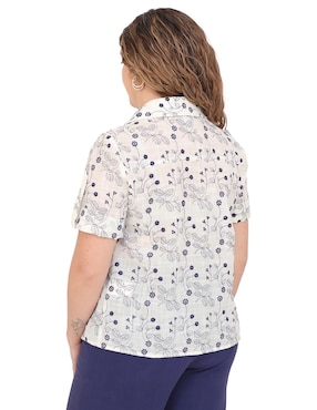 Blusa Duplan Petite manga corta para mujer