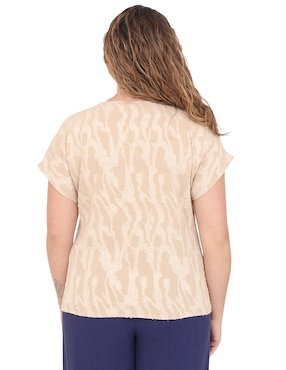 Blusa Duplan Petite manga corta para mujer
