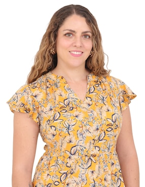Vestido midi casual Duplan Petite para mujer