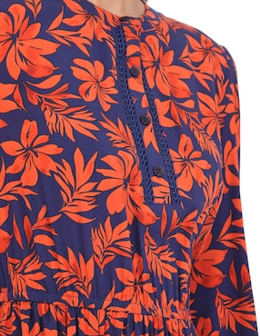Vestido midi formal Duplan para mujer