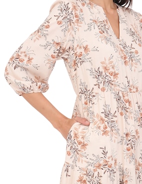 Vestido midi casual Duplan para mujer