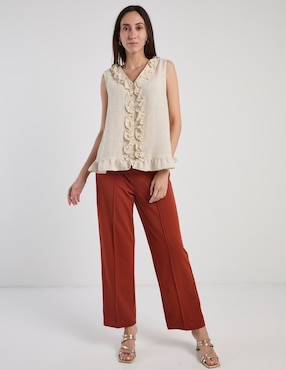 Blusa de tirantes Lorenza Blau para mujer