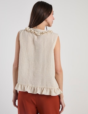 Blusa de tirantes Lorenza Blau para mujer