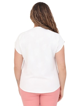 Blusa Duplan Petite manga corta para mujer
