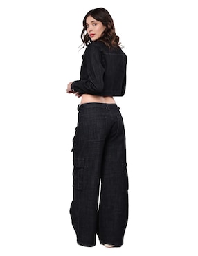 Jeans relaxed amplio cintura baja Savi Jeans para mujer
