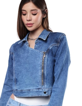 Chamarra casual Savi Jeans para mujer