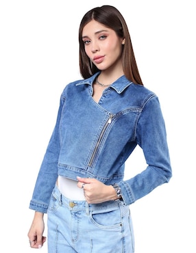 Chamarra casual Savi Jeans para mujer