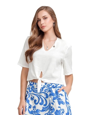 Blusa Shyla manga corta para mujer