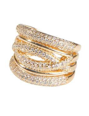 Anillo Yoiko Imperio con acabado baño de oro 18 K
zirconia