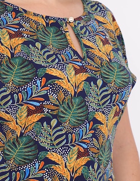 Blusa Duplan Petite manga corta para mujer