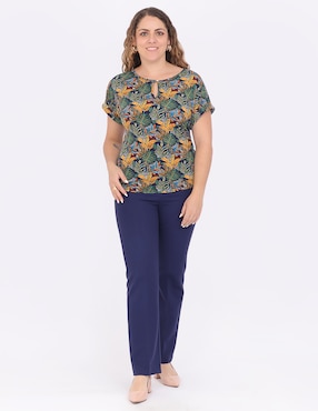 Blusa Duplan Petite manga corta para mujer