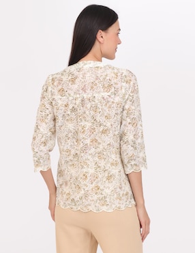 Blusa Duplan manga 3/4 para mujer