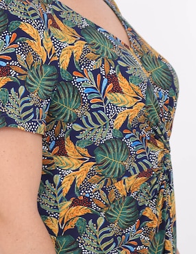 Vestido midi casual Duplan Petite para mujer