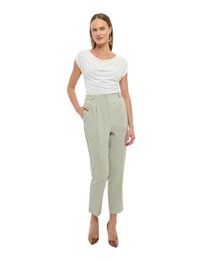 Pantalón capri Alexis recto para mujer