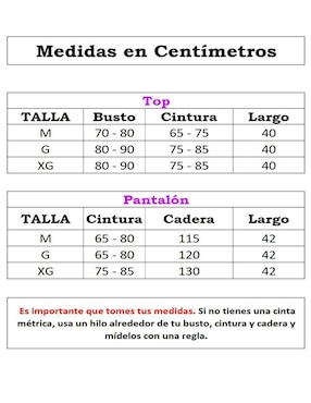 Conjunto Okboth de algodón para mujer