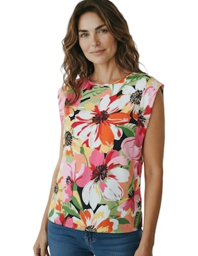 Blusa Alexis manga corta para mujer