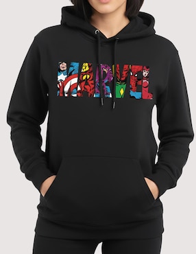 Sudadera con capucha y bolsa Disney Universo Marvel para mujer