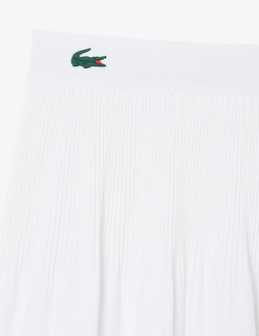 Falda short Lacoste a la cintura