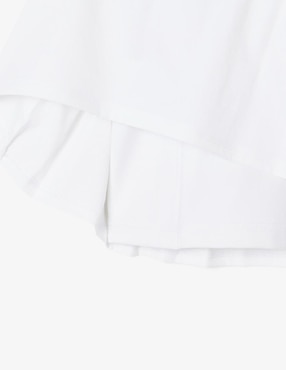 Falda short Lacoste a la cintura