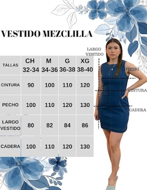 Vestido arriba de la rodilla casual Yaretni Moda para mujer