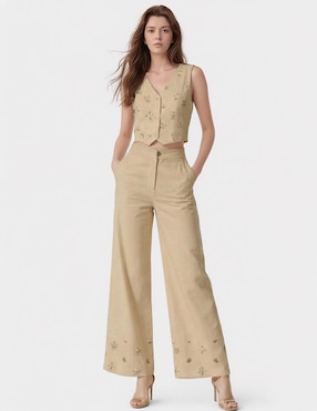 Conjunto business casual Okboth de lino para mujer