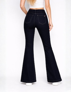 Jeans campana cintura alta OBS Jeans 25340-D para mujer