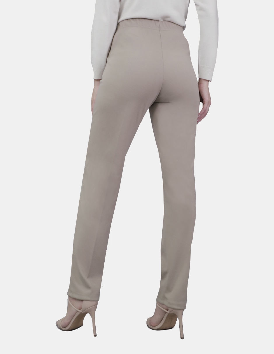 PANTALON VITOS V21442 LISO, 36, BEIGE