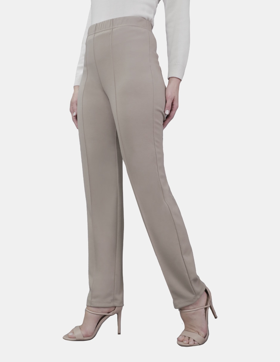 PANTALON VITOS V21442 LISO, 36, BEIGE