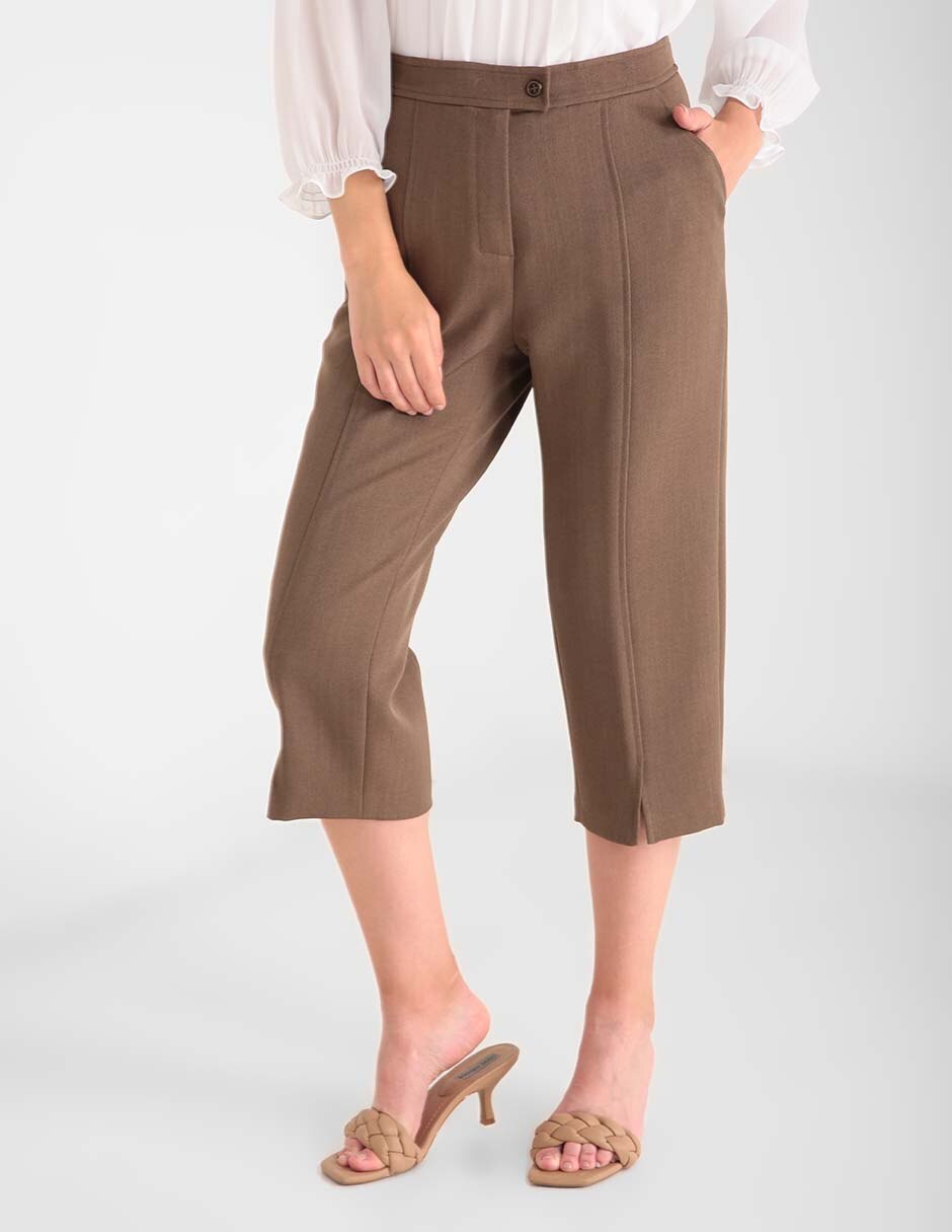 Pantalón capri Lorenza Blau regular para mujer en Liverpool