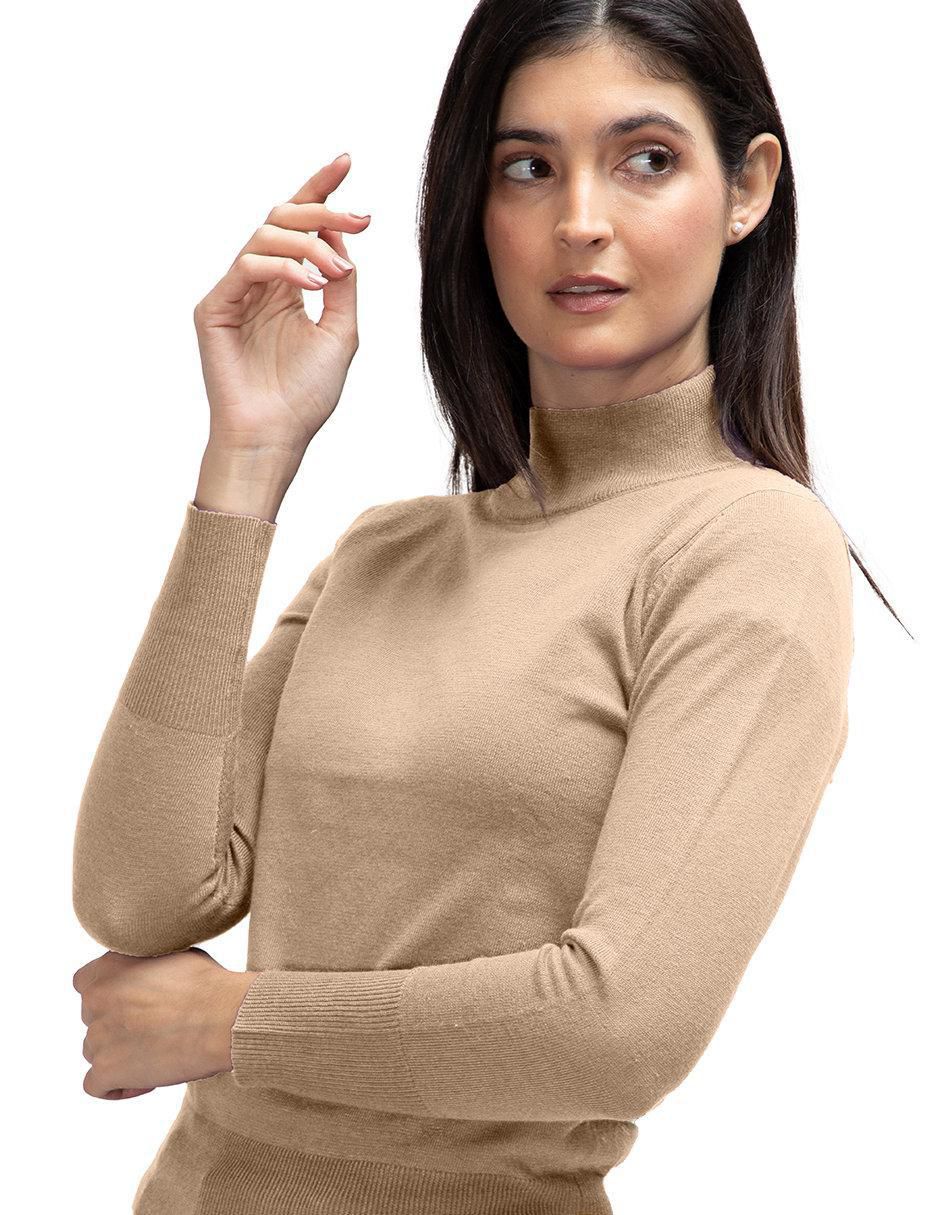 Suéter cuello alto para mujer 2