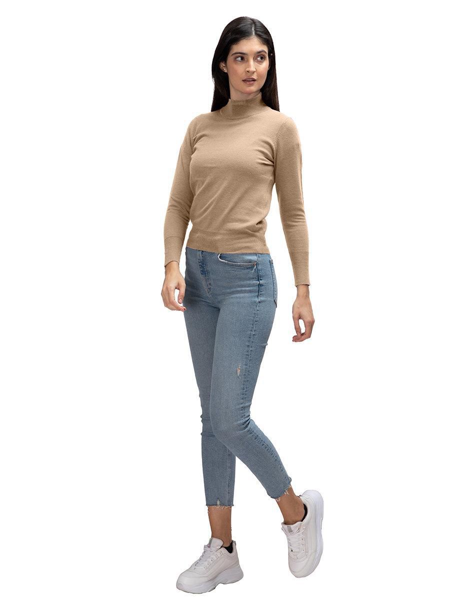 Suéter cuello alto para mujer 5