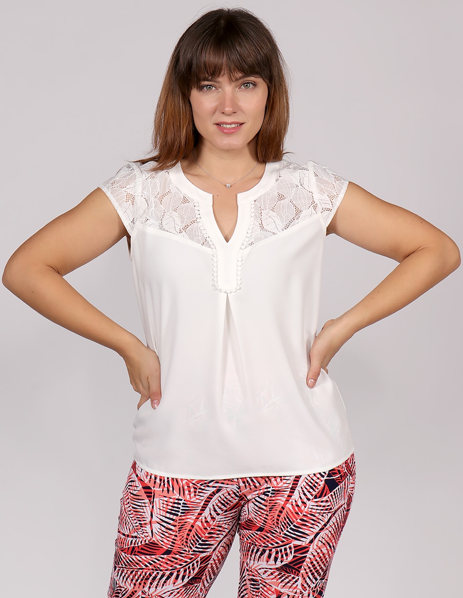 Blusa Duplan manga corta 