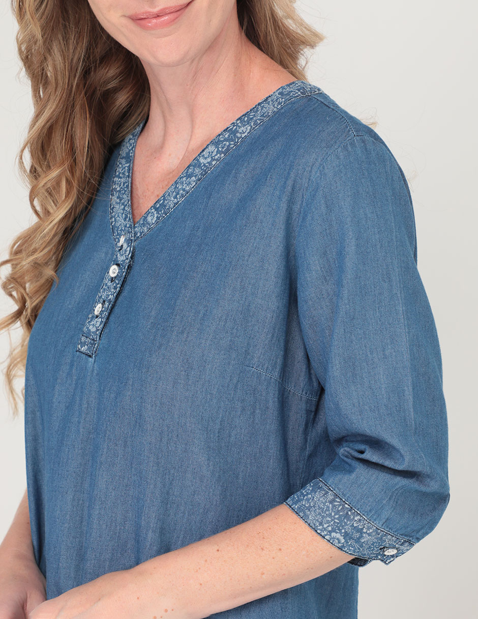 Vestido a la rodilla casual para mujer 4