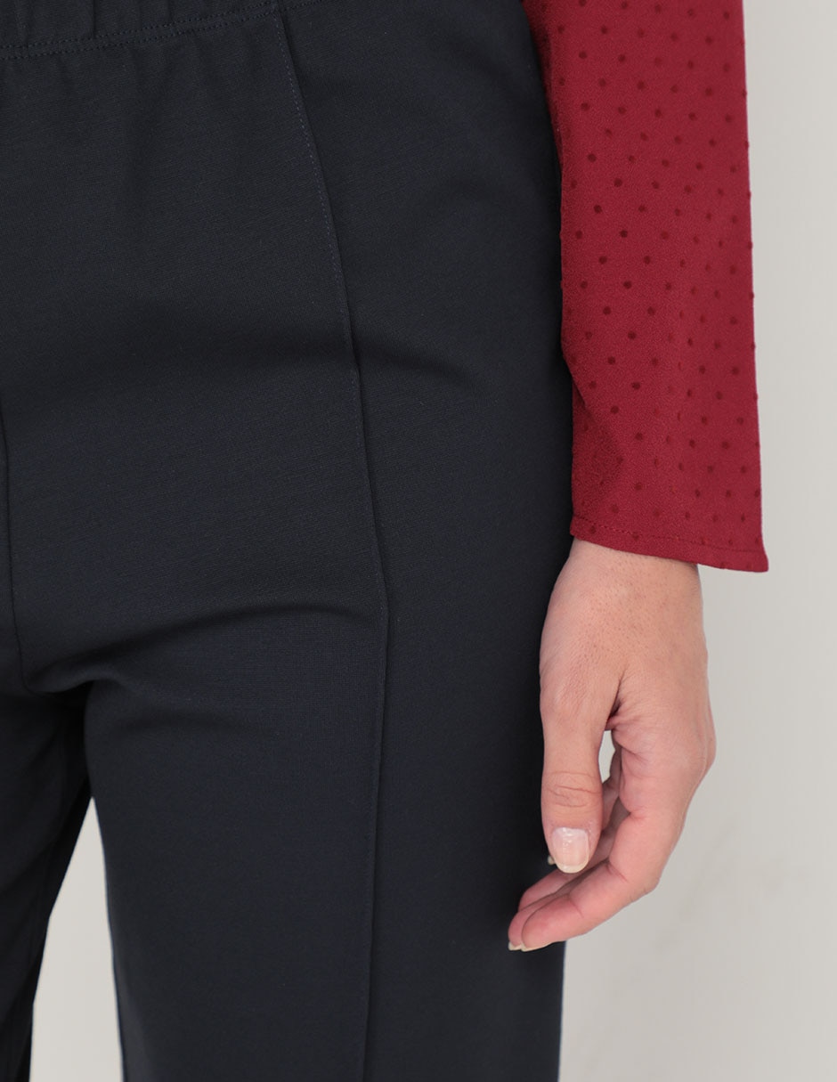 PANTALON DAMAIA ATELI, 40, AZUL MARINO