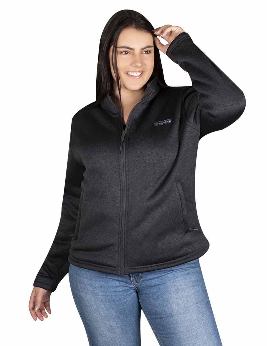 Sudadera con bolsillos greenlander para mujer