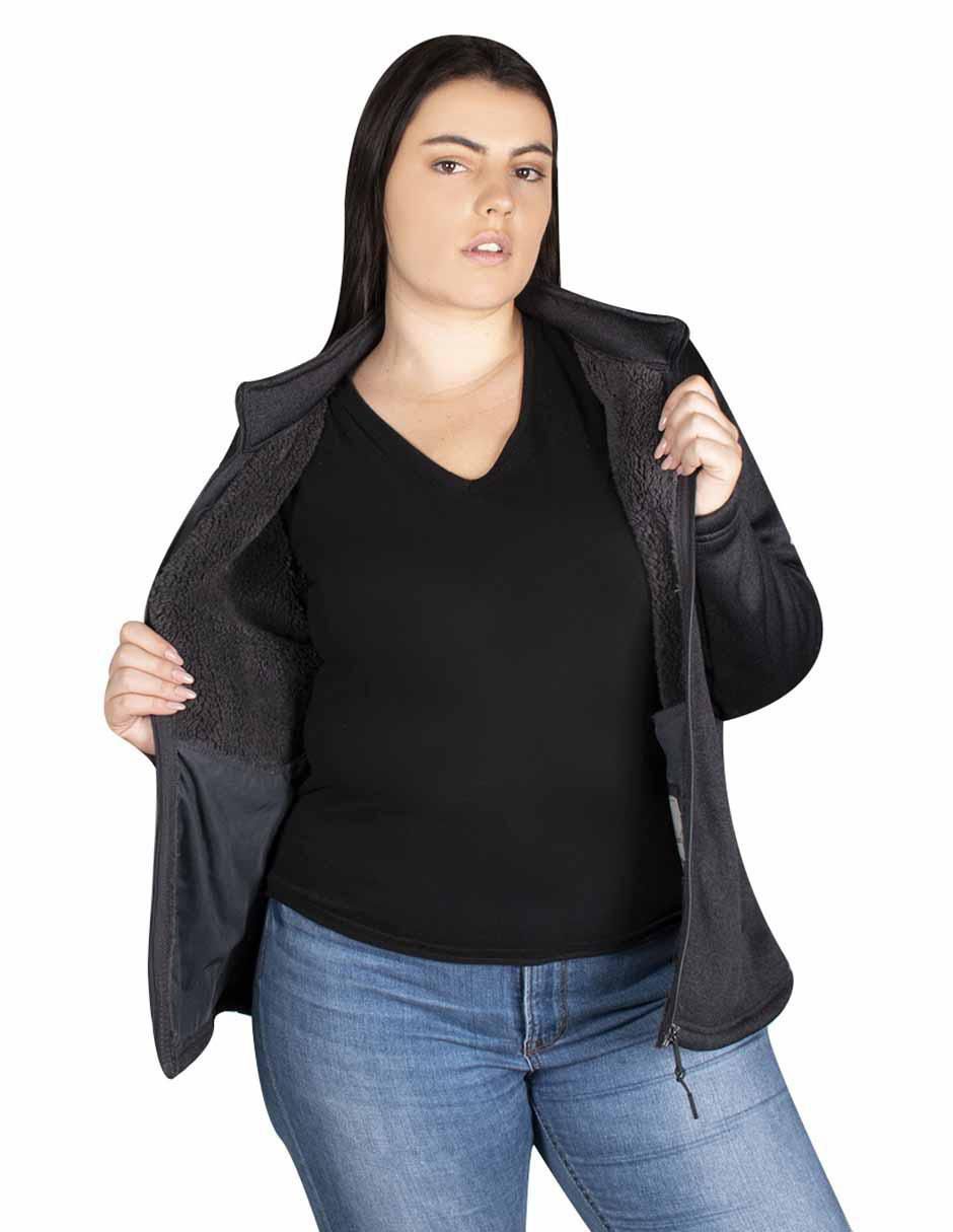 Sudadera con bolsillos greenlander para mujer