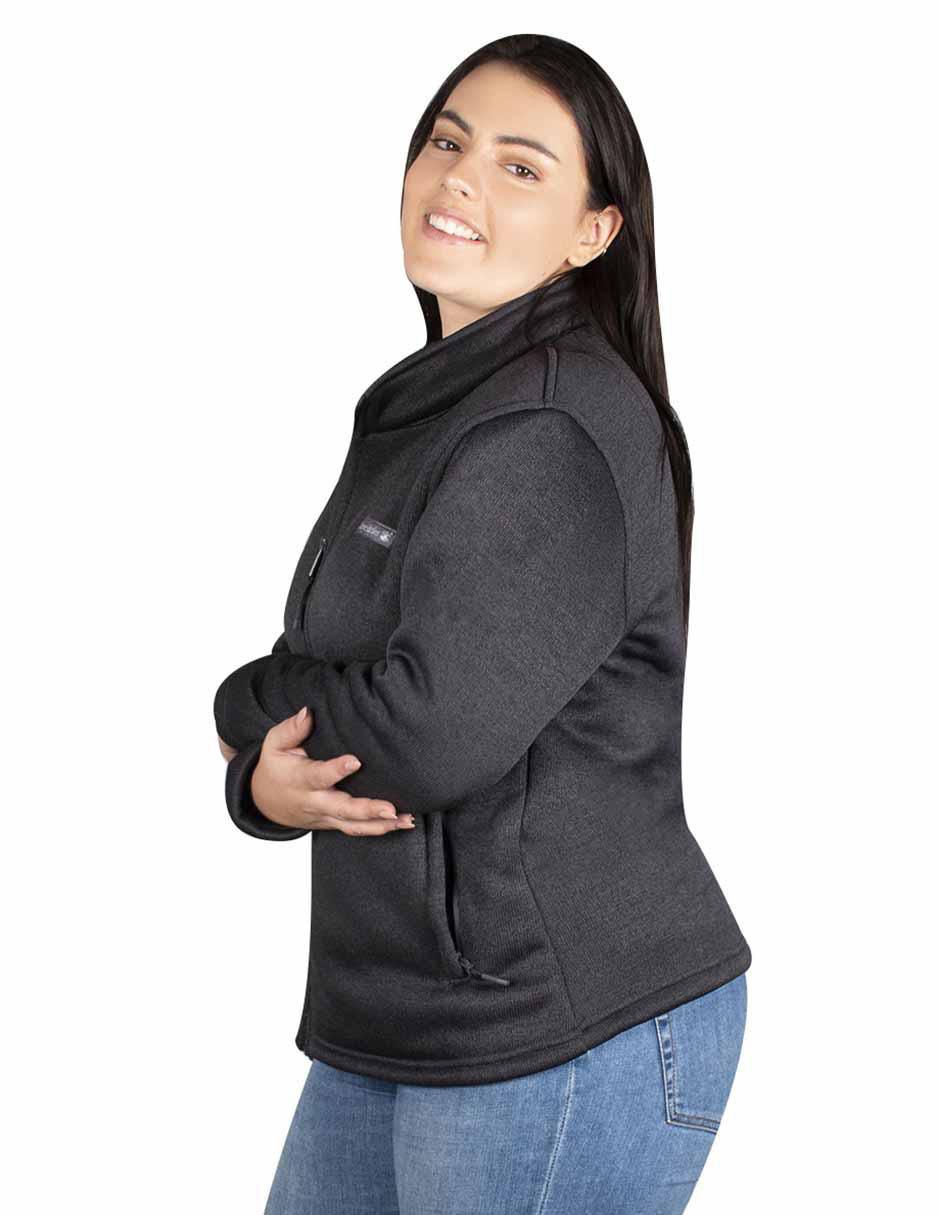 Sudadera con bolsillos greenlander para mujer